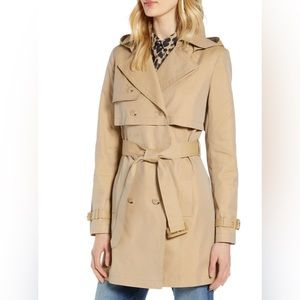 Halogen Double Breasted Trench Coat / Jacket